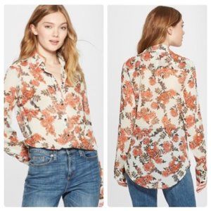 A New Day || Floral Button Down Top